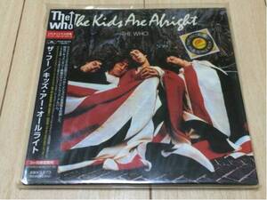 ザ・フー キッズ・アー・オールライト the who 紙ジャケット cd the kids are alright 限定 生産 新品 未開封 モッズ mods