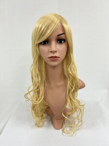 Wigs2you C-004 金髪 コスプレウィッグ アニメ アイドル風 耐熱コスプレウィッグ★パーマロングスタイル