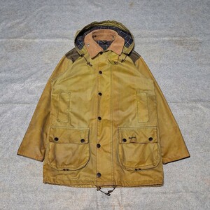 スペシャル　極厚　10オンス　バーク　希少　 ミント　バブアー　38 ビューフォート　90s　 　 ムーアランド　　Barbour 　Beaufort