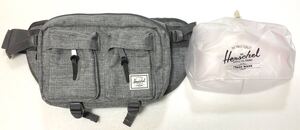 HERSCHEL ハーシェル 24112712 ウエストバッグ ボディバッグ　ウエストポーチ グレー　美品