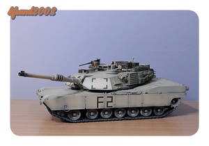 USA　アメリカ　M1A2　エイブラムス戦車　プラモデル　完成品！　