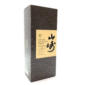 空箱のみ ボックス BOX 付属品 空箱 山崎 12年 サントリー シングルモルト ウイスキー YAMAZAKI ジャパニーズウイスキー 管理RY301