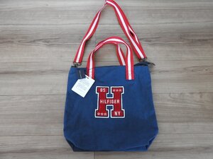 ★☆未使用/TOMMY HILFIGER トミーヒルフィガー　キャンパス　ネイビー　ハンド　ショルダー　☆★