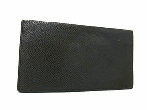 1円 ■美品■ LOUIS VUITTON ルイヴィトン M32662 タイガ ポルトフォイユ ロン 長財布 ウォレット アルドワーズ ブラック系 FG0427