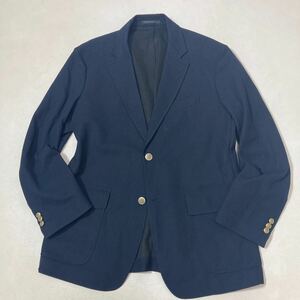 241 UNIQLO メンズ コンフォート ブレザー ストレッチ 紺ブレ XL ユニクロ テーラードジャケット ジャージー オフィス 41014B