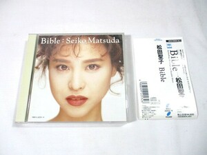 【951】『 CD　帯付　松田聖子 / Bible　SRCL-2253-4　２枚組　ディスク美品 』