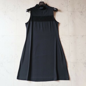 新品同様★フェンディ FENDI★Italy製★★FENDIロゴレース BLACK ワンピース size 44～S相当～★Y2K