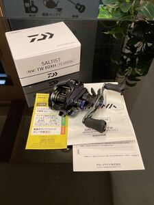 DAIWA SALTIST SV TW 80XH PE SPECIAL ダイワ　ソルティスト　PE専用　ベイトリール　右ハンドル　00631032 中古品　現状品管理番号1k12