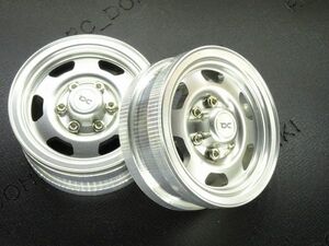 DC製　1.55インチビードロック式ホイール LC76 6SPOKE CNCアルミ ホイール 1セット４本 AXIAL/SCX10/trx4/D90/t4 90028D90 4WD