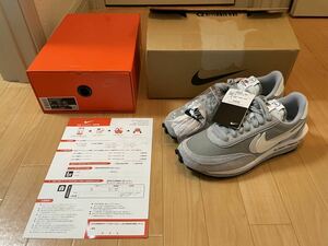 27cm NIKE LDWAFFLE/SF FRAGMENT SACAI LD WAFFLE LIGHT SMOKE GREY フラグメント サカイ ナイキ ワッフル ライト スモーク グレー コラボ