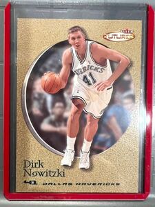 超絶レア/750 Insert 00 Fleer Futures Dirk Nowitzki ダーク・ノヴィツキー NBA All-star Mavs マブス Panini 優勝 MVP バスケ HOF