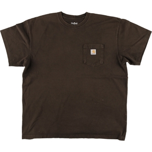 古着 カーハート Carhartt 半袖 ワンポイントロゴポケットTシャツ メンズXL相当 /eaa411537