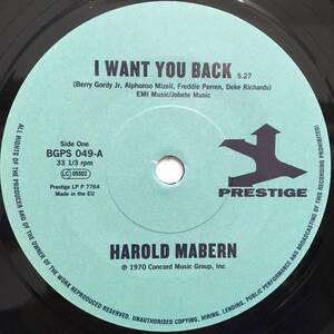 新品 7” ★ I Want You Back カバー Harold Mabern ★ レコード Funk Inc. Sister Janie Jackson 5 オルガンバー フリーソウル muro