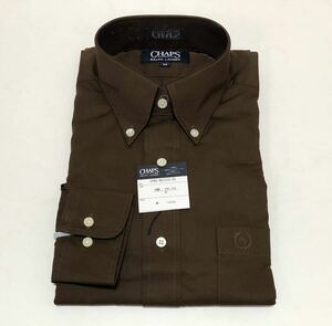 701【CHAPS】長袖シャツ　Ｌ　●CHOYA● ラルフローレン★チャプス★〈Ralph Lauren〉●綿100％●