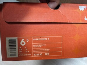 古着NIKE ナイキ 靴箱 シューズボックス 旧 オレンジ SPEEDSWEEP 