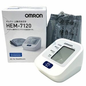 【OMRON/オムロン】上腕式血圧計 HEM-7120【未使用】★