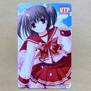 【未使用】テレカ 50度 To Heart2 トゥハート2 VENUS IDOL PROJECT AQUAPLUS EDITION V.I.P 柚原このみ