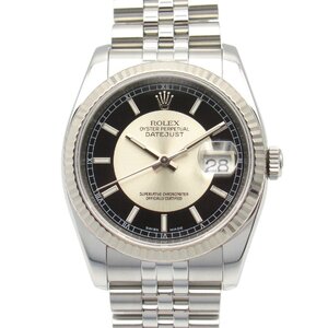 ロレックス デイトジャスト M番 ブランドオフ ROLEX K18WG（ホワイトゴールド） 腕時計 WG/SS 中古 メンズ