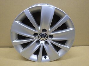 【岩手 盛岡発】中古 純正 ホイール VW シャラン DBA-7NCTH 16インチ 16ｘ6.5J 5H 112mm +33 1本 傷有 ④