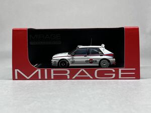 【込】hpi 1/43 ランチア デルタ HF インテグラーレ 1991 テストカー Lancia Delta Integrale MIRAGE ラリー Test Car 8222