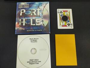 【M15】PORT HOLE　ポートホール　Mark Mason　マーク・メイソン　カード　DVD　ギミック　