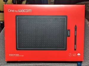 美品　ワコム ペンタブ One by Wacom Medium Chromebook 対応 ペン入力専用モデル Mサイズ 板タブ CTL-672/K0-C　（本体とペンのみ）