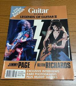 洋書 ギタープレイヤーマガジンGuitar Player Magazine - LEGENDS OF GUITAR II, Muddy Waters, Keith Richards, Randy Rhoads, Jimmy Page