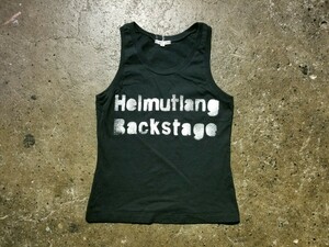 HELMUT LANG 94ss Backstage プリントタンクトップ 1994ss 90s バックステージ ヘルムートラング