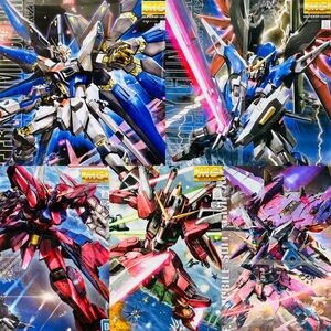 ★売切★MG5点セット★ストライクフリーダム&デスティニー&インフィニットジャスティス&ジャスティス&イージス新品再販★バンダイガンプラ