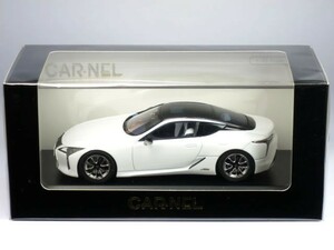 CAR-NEL 1/43 レクサス LC500h L package (GWZ100) 2017 ホワイトノーヴァガラスフレーク (CN431704)