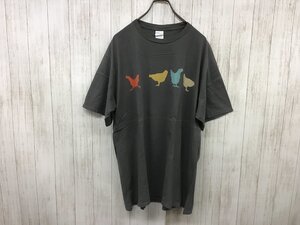 【PORT＆COMPANY】　ニワトリプリント Ｔシャツ　　XLサイズ　ビックサイズ