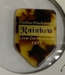 レインボー ディープ・パープル リッチー・ブラックモア Ritchie Blackmore model ギター ピック 送料無料 rainbow live in munich 