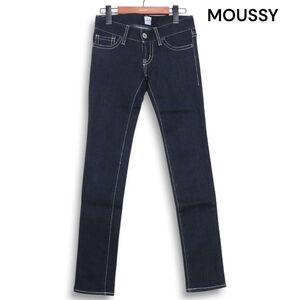 MOUSSY マウジー 通年 ストレッチ♪ スキニー デニム パンツ ジーンズ Sz.24 レディース 日本製　K4B01009_C#R