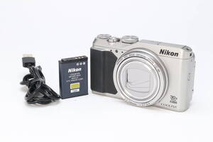 AB+ (良品) Nikon ニコン Coolpix S9900 シルバー 初期不良返品対応 領収書発行可