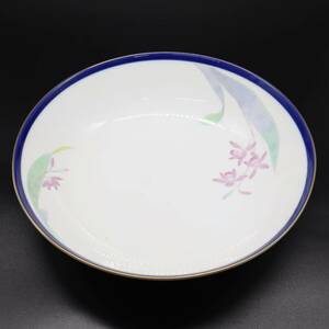 ◇高級 陶磁器 宮内庁御用達｜皿 お皿｜深川製磁 直径約23.5cm｜食器 和食器 ブランド ボウル■P0738