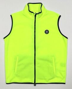 〜2/28▼ 新品「HYDROGEN」“G00460/VEST MICROFLEECE GOLF” マイクロフリース ダブルジップアップ ベスト SIZE:L イタリア製