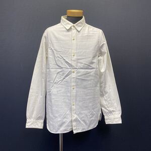 VISVIM SHIRT ビズビム シャツ size 2 ホワイト 長袖 ステッチ ボタン付き