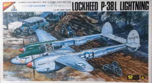 ニチモ/1/48/アメリカ陸軍航空隊ロッキードP-38Lライトニング双発戦闘機/未組立品