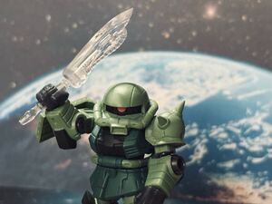 機動戦士ガンダム MOBILE SUIT ENSEMBLE モビルスーツアンサンブル　01 ザク　専用武器付き　ジャンク扱い　ジオン