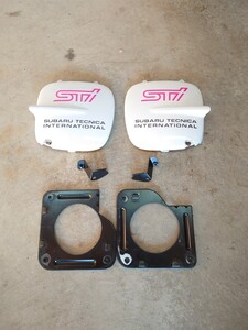 GC8 インプレッサ STI ver.5 純正 フォグカバー 白 