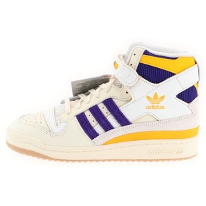 adidas アディダス FORUM 84 HIGH Lakers フォーラム レイカーズ ハイカットスニーカー ホワイト US10.5/28.5cm GX9054