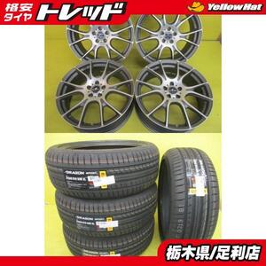 エクシーガ 新品 夏タイヤ 中古アルミ 18インチ 4本セット Weds レオニス ナヴィア ピレリ ドラゴンスポーツ 215/45R18 ウィッシュ 足