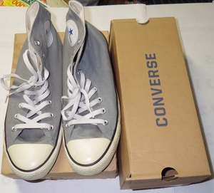 箱付きです。CONVERSE コンバース オールスター HI ハイカットスニーカー コンバースオールスター　 グレー28.0cm