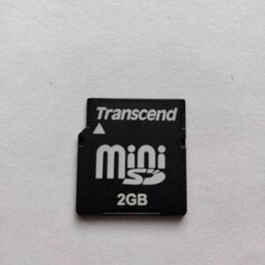 Transcend　miniSDカード　2GB