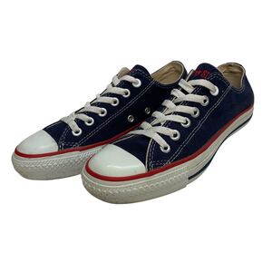 J743Y CONVERSE コンバース ALL STAR オールスター ローカットスニーカー US5 24cm ネイビー キャンバス