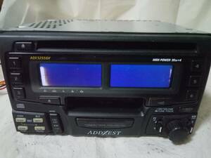 ★アゼスト・ADDZEST☆CD・カセットデッキ　ADX5255GV（PF-2240U）スバル☆希少、レア、当時もの