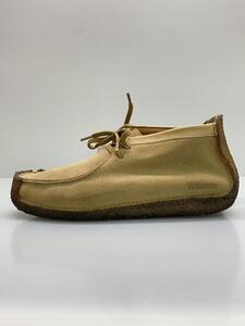 Clarks◆シューズ/UK7.5/BEG/スウェード