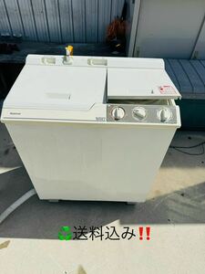 送料込み！★ナショナル★2槽式洗濯機　動作品