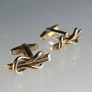 ◆◇ワイヤーワーク /スウィヴル(レバー)式 カフスボタン cuff links FOSTER USA◇◆ヴィンテージのお洒落なアクセサリー dby12234-c