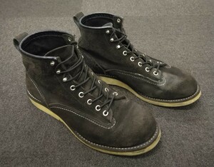 REDWING レッドウィング　ラインマン　スエード　ブラック　D　US9